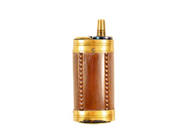 A Very Good Three-Way Pistol Flask.