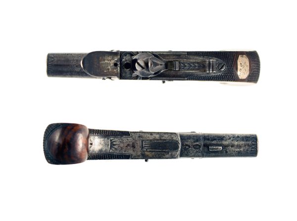 A Small Flintlock Pocket Pistol by D.Egg. - Image 2
