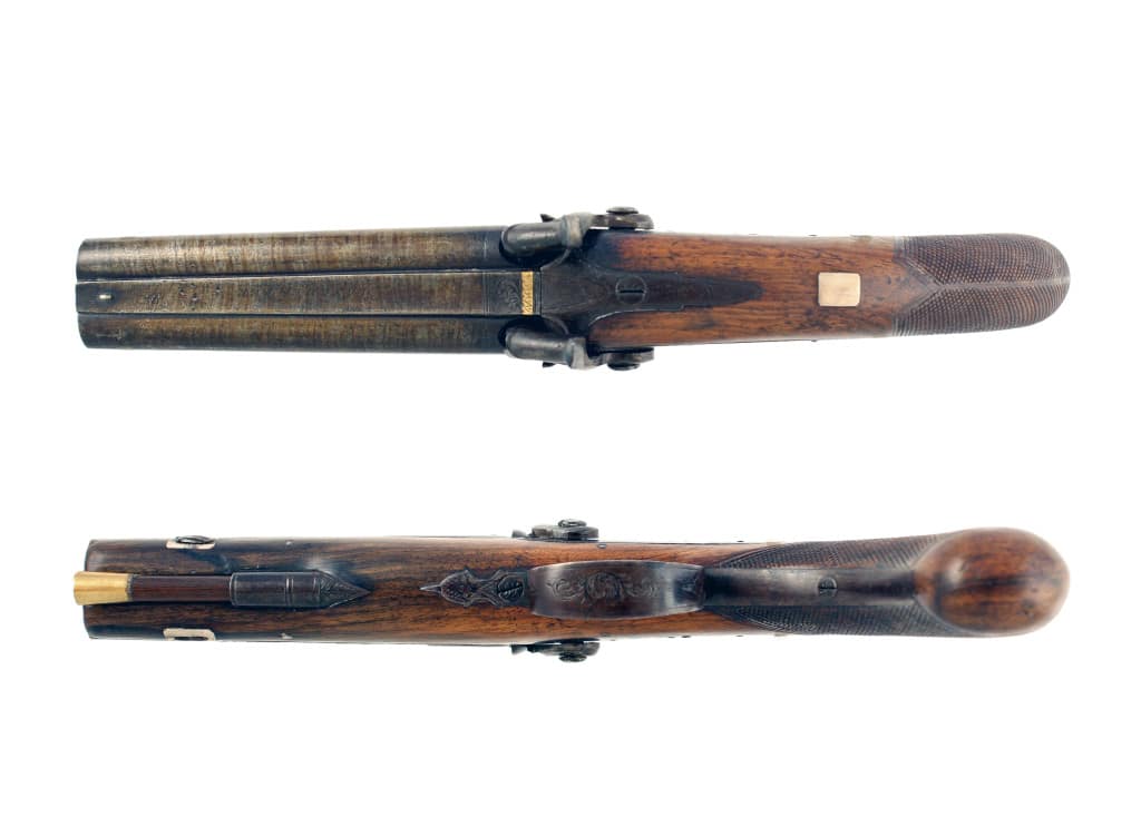 A D.B. Percussion Pistol by Conway of Manchester. - Image 3