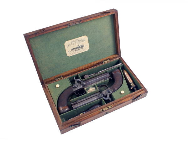 A Cased Pair of Belt Pistols by Blanch