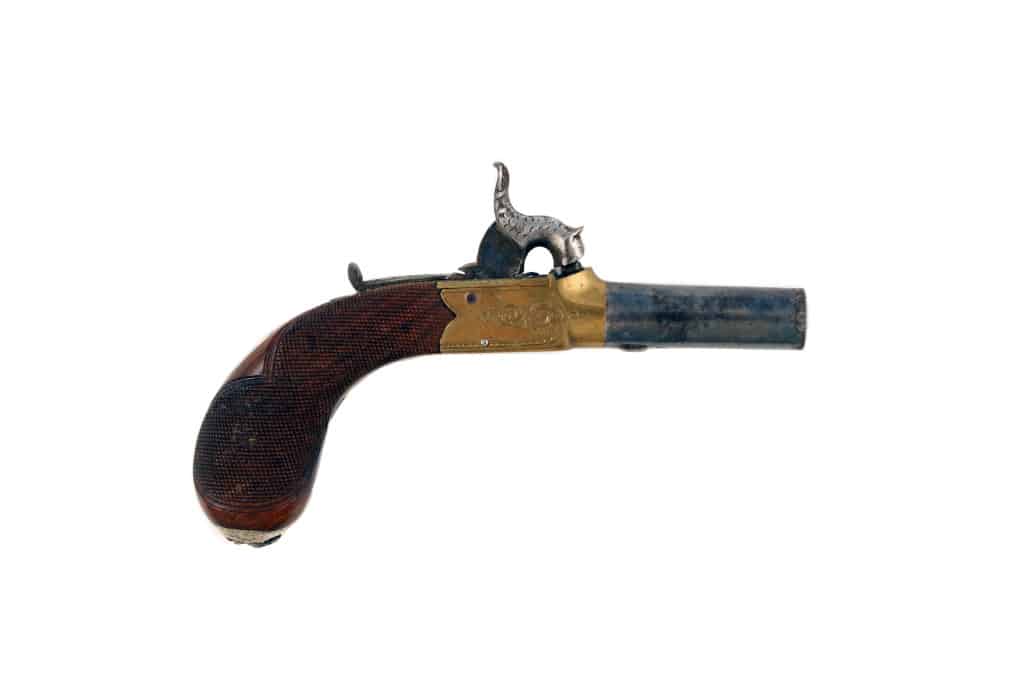 A Crisp Little Percussion Pocket Pistol by Holland. - Image 2