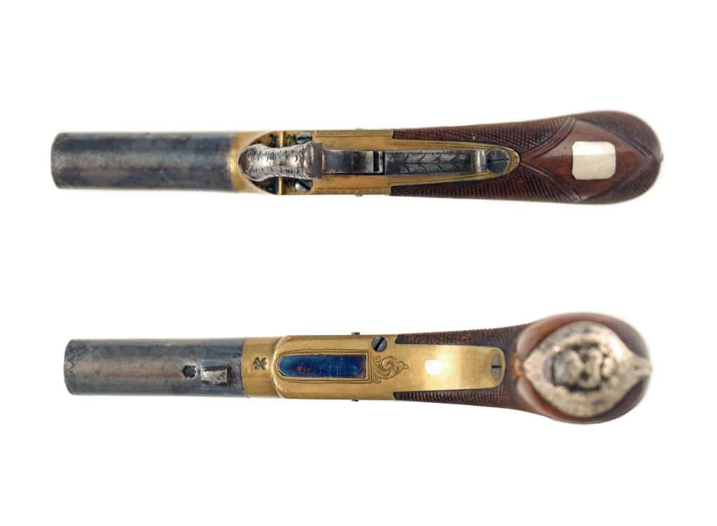 A Crisp Little Percussion Pocket Pistol by Holland. - Image 3
