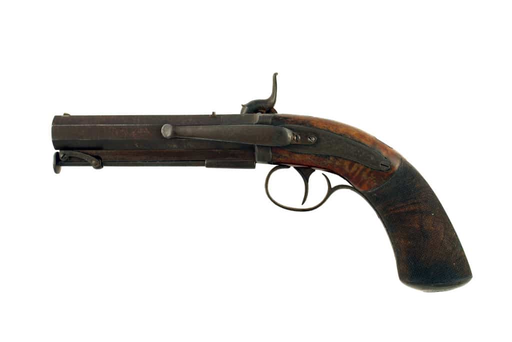 A Percussion Back-Action Belt Pistol by Lang of London - Image 2