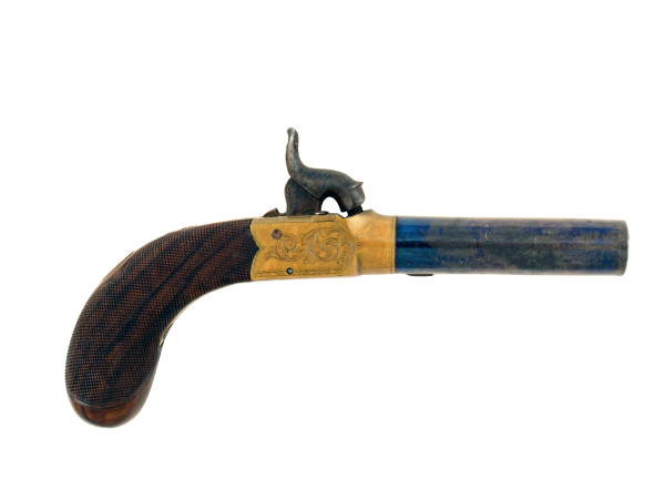 A Good Percussion Pocket Pistol by Mitchell & Co. Manchester.