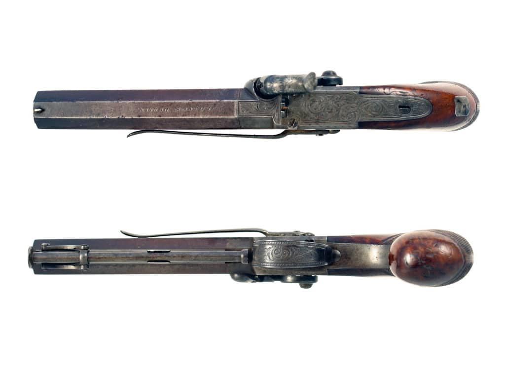 An Irish Belt Pistol by Kavanagh of Dublin. - Image 3