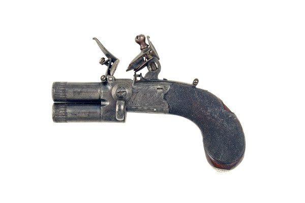 A Fine 120 Bore Flintlock Tap Action Pistol by         W. Bond - Image 2