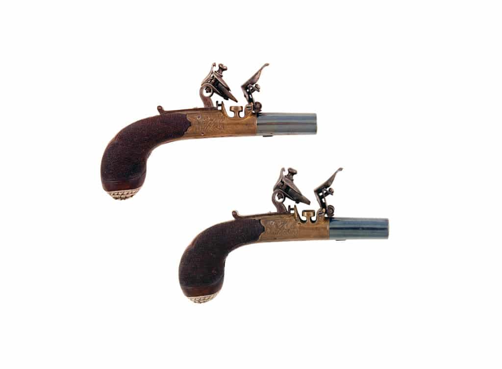 A Stunning Pair of Small Pocket Pistols