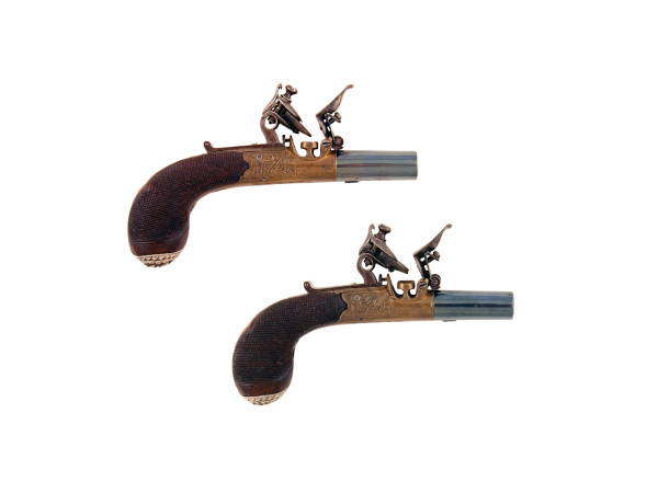 A Stunning Pair of Small Pocket Pistols