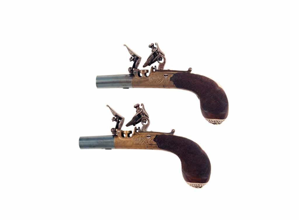 A Stunning Pair of Small Pocket Pistols - Image 4