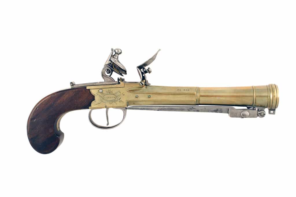 A Fine Pair of Flintlock Blunderbuss Pistols by Nicholson of London. - Image 8