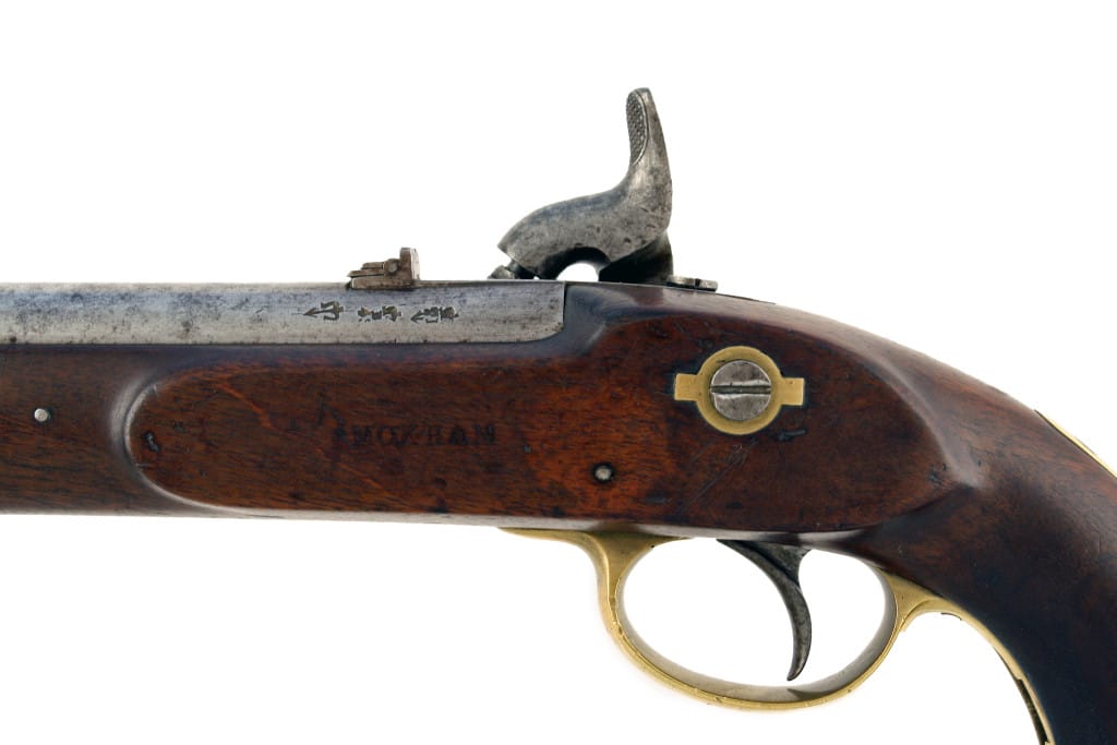 An Incredibly Rare Lancers Pistol with Shoulder Stock - Image 6