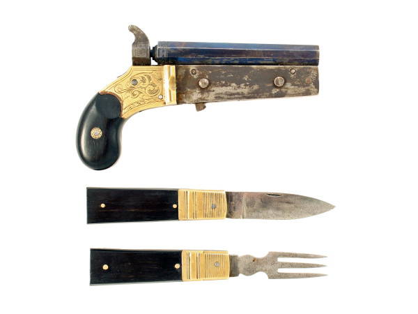 An Incredibly Scarce Knife & Fork Pistol.