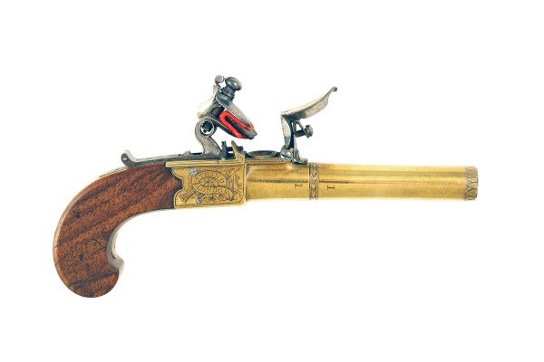 A Stunning Pair of Flintlock Pocket Pistols by John Richards. - Image 7