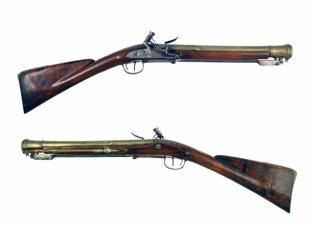 An Interesting & Unusual Flintlock Blunderbuss by Waters. - Image 4