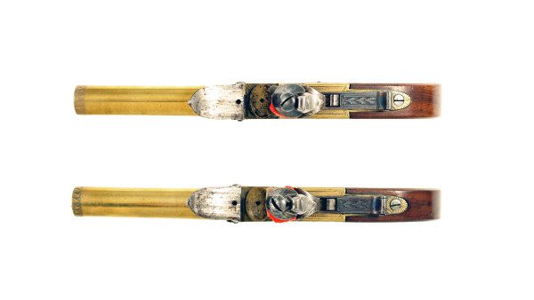 A Stunning Pair of Flintlock Pocket Pistols by John Richards. - Image 6