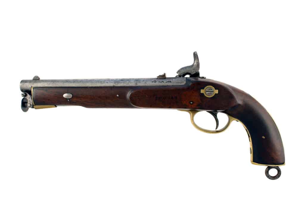 An Incredibly Rare Lancers Pistol with Shoulder Stock - Image 5
