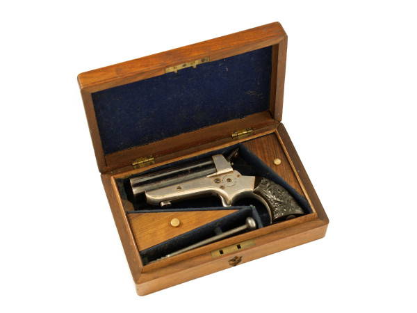 A Good Cased Tipping & Lawden 4 Shot Derringer