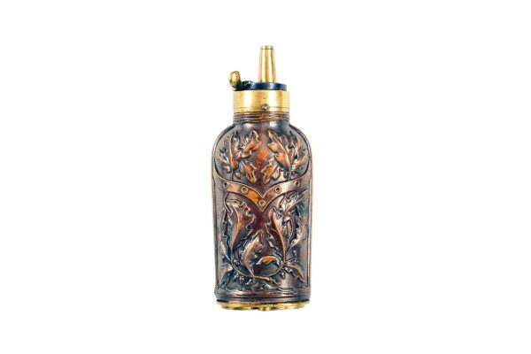 A Good Three Way Powder Flask. - Image 3