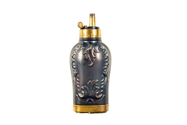 A Fantastic Bottle Shaped Three Way Flask. - Image 2