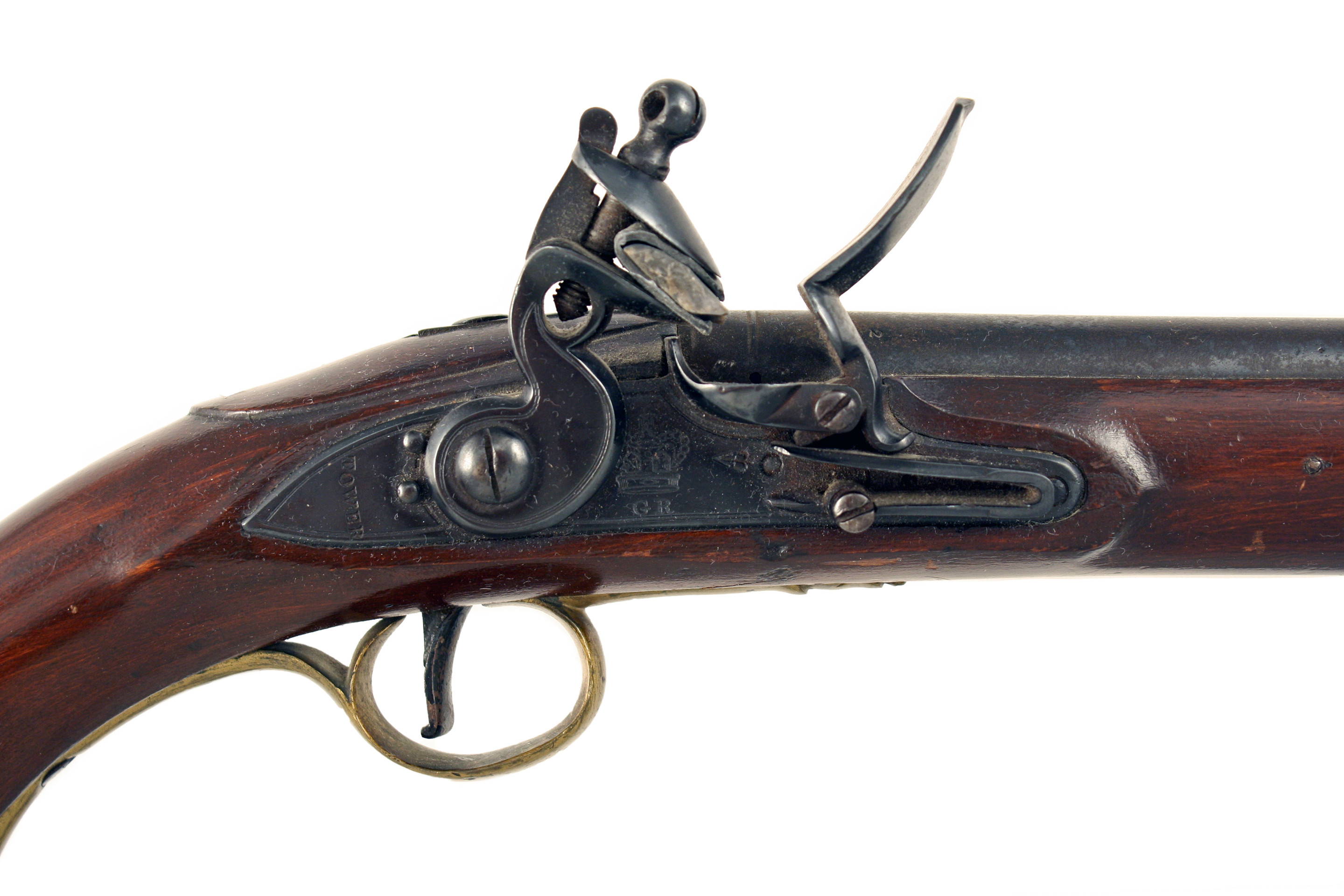 A Superb Flintlock Long Sea Service Pistol. - Image 2