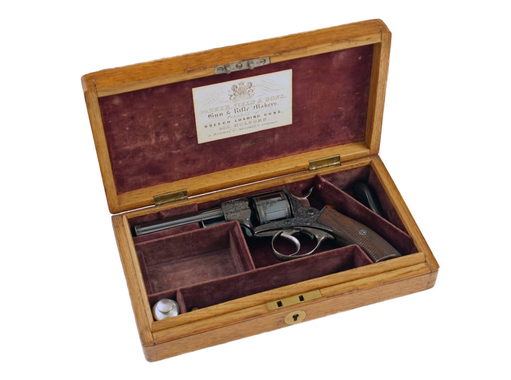 A Stunning Engraved Rim Fire Revolver by Parker Field & Sons - Image 7