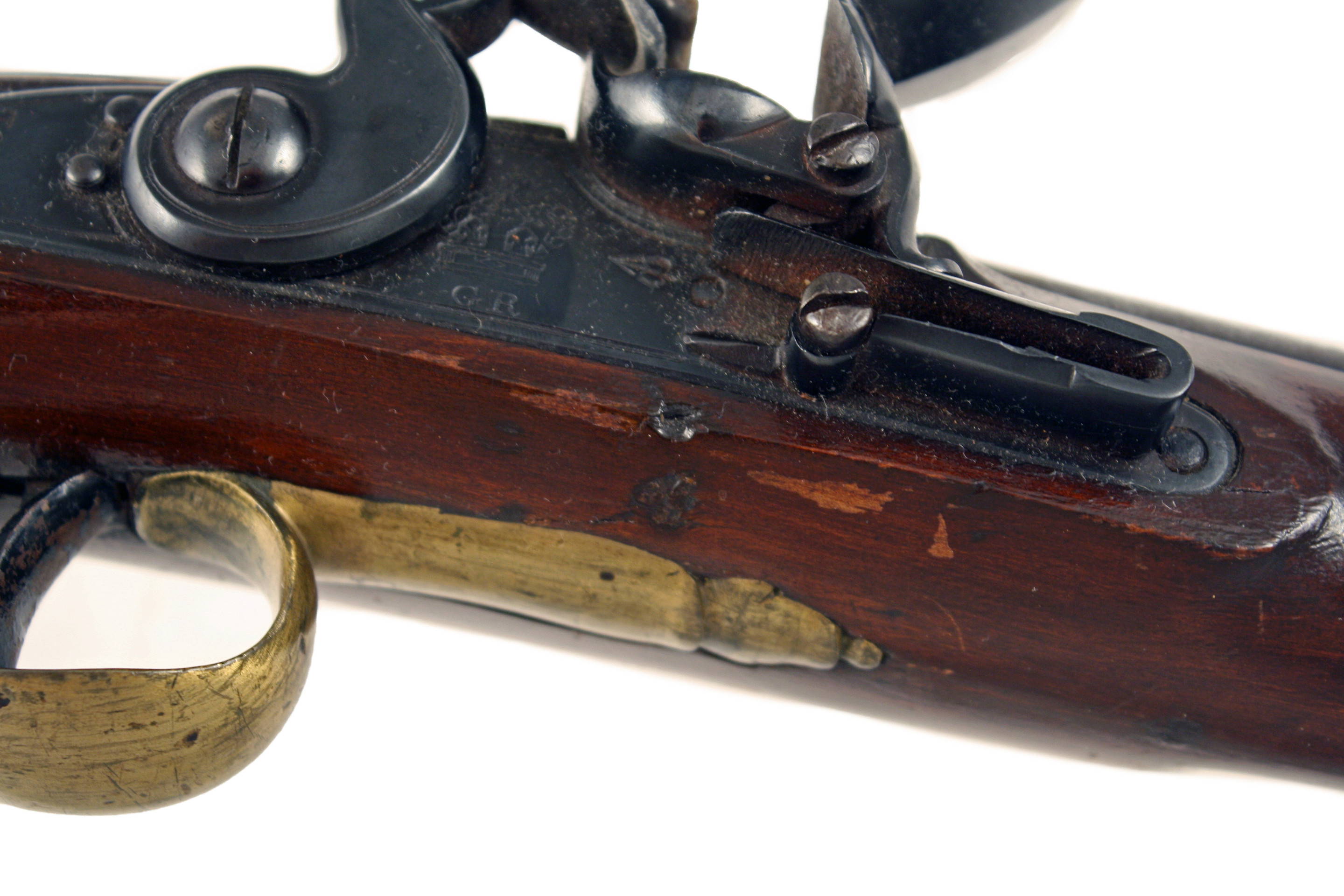 A Superb Flintlock Long Sea Service Pistol. - Image 3