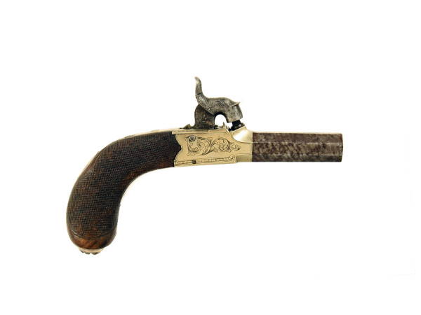 A Tiny Percussion Pistol by Gibbs of Bristol