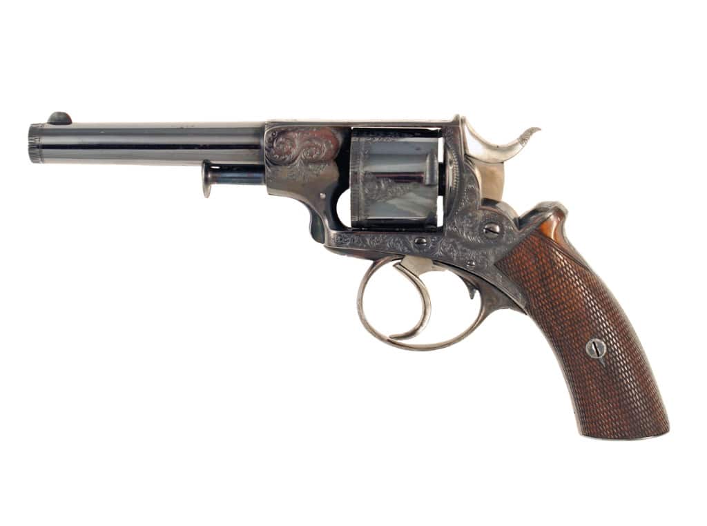 A Stunning Engraved Rim Fire Revolver by Parker Field & Sons - Image 4