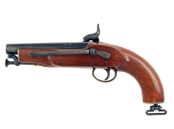 A Superb Percussion Coast Guards Pistol. - Image 2