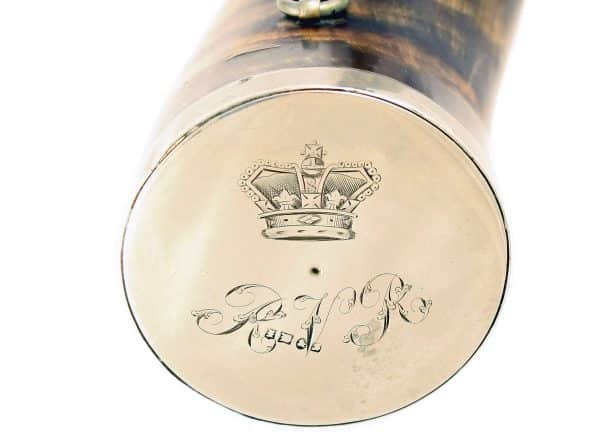 A Silver Mounted Powder Horn - Image 2